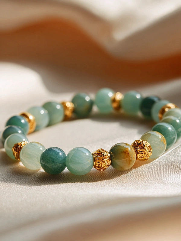 Элегантный браслет из натуральных камней