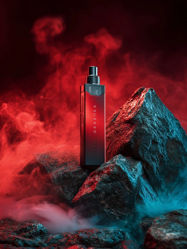 Элегантный вейп на скалах