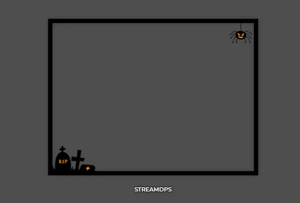 Halloween рамка для вебки  4:3