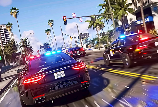 Сцены в стиле GTA
