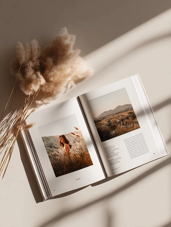 Элегантный фотокаталог с природными снимками