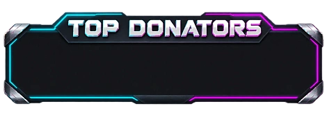 Плашка Top Donators киберпанк