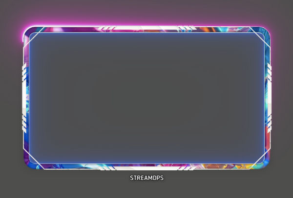 Оверлей для вебки  S27 Holographic 16:9 frame
