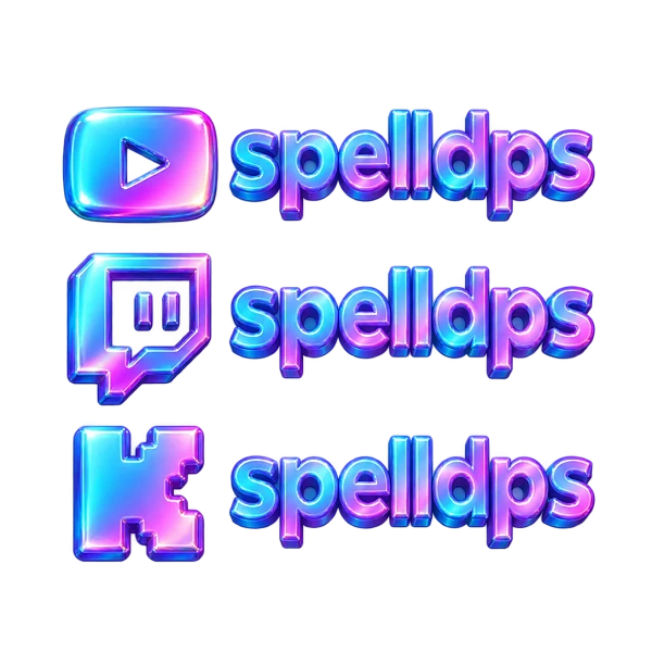 Вертикальные голографические теги YouTube Twitch Kick