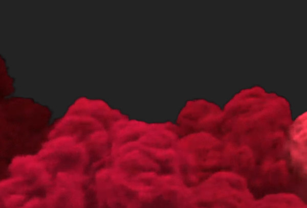  OBS Stinger (scene transition) red smoke