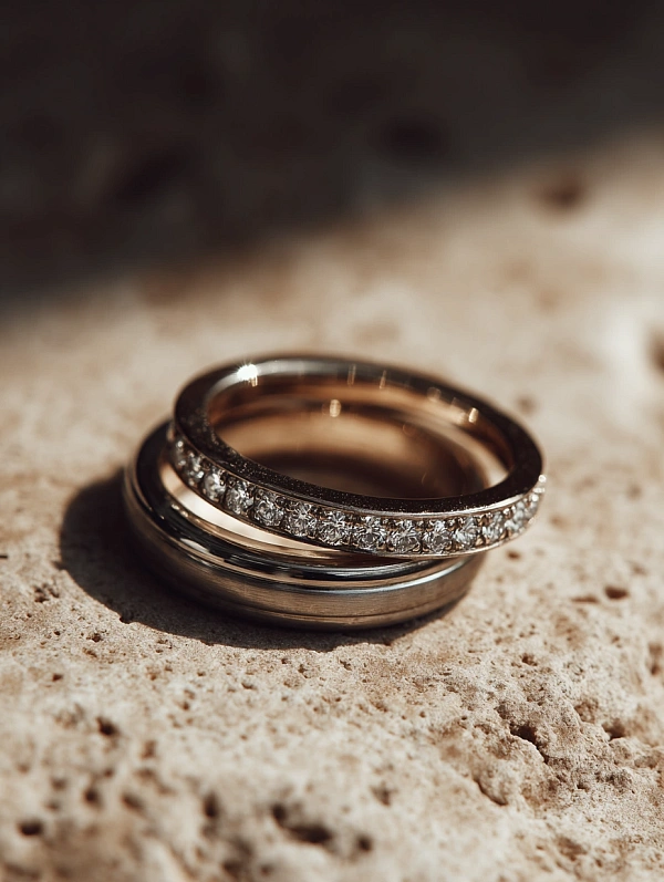 Кольца из золота и с бриллиантами