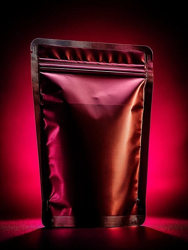 Сияющий красный пакет для упаковки