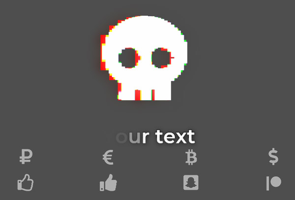  Glitch 2 logo + text Alerts