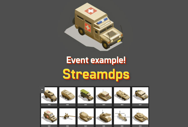 Transport set - Glitch A effect