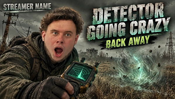 Обложка в стиле S.T.A.L.K.E.R. с детектором