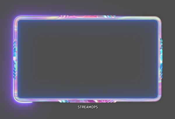 Рамка для вебки S27 Iridescent 16:9 frame