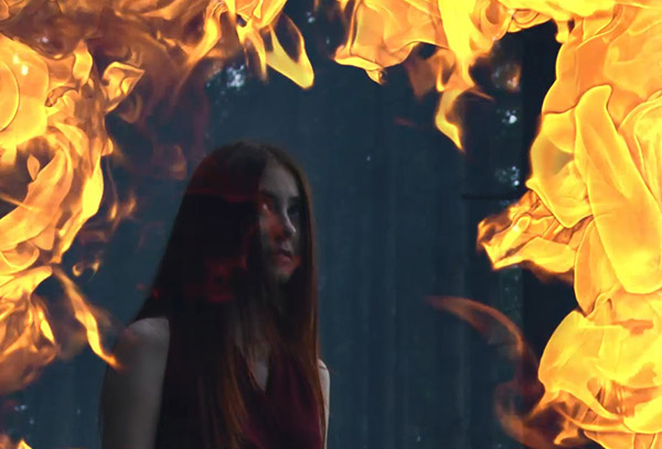  TikTok animated overlay fire & flames