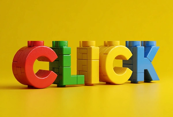 Яркий 3D текст из конструктора