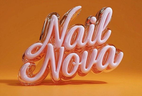 3D надпись Nail Nova