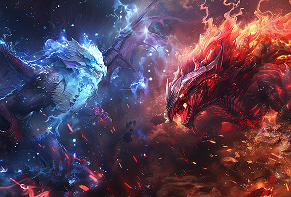 Фоны в стиле Dota 2