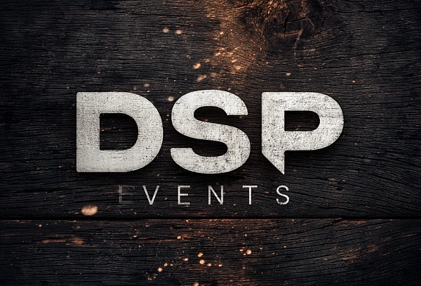 Логотип DSP с текстурой дерева
