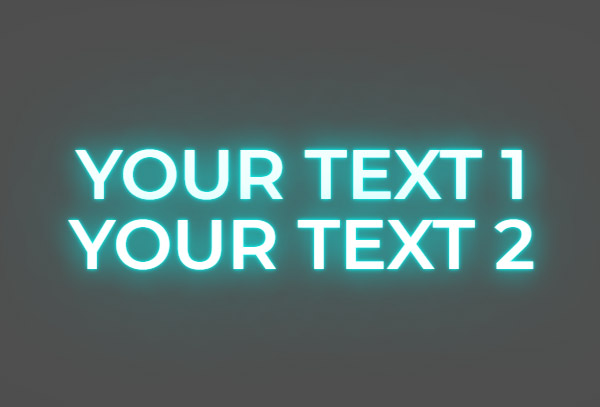  TEXT: 2 Lines text bottom