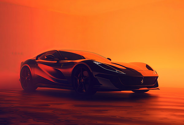 Случайные автомобильные обои разных стилей