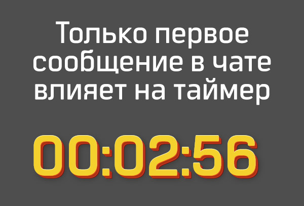 Twitch таймер на первые сообщения  в чате