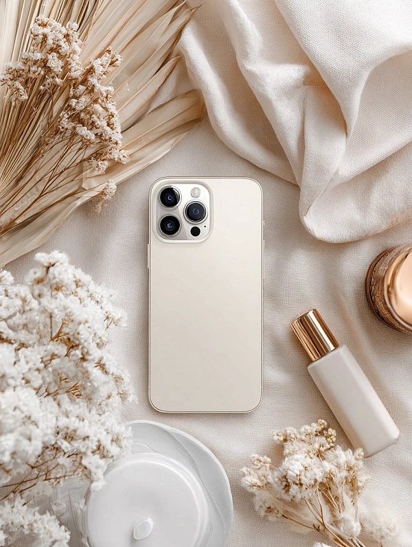 Элегантный смартфон в натуральной обстановке