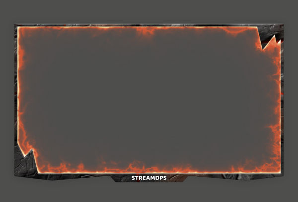Рамка для вебки S22 Lava Stone 16:9 frame