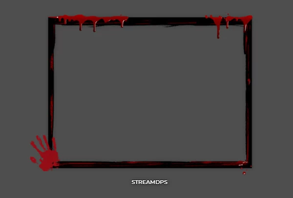 Blood рамка для вебки 4:3