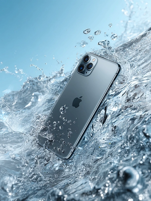 Водонепроницаемый смартфон в воде