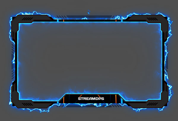 Рамка для вебки S12 Neon storm 16:9 (2k)
