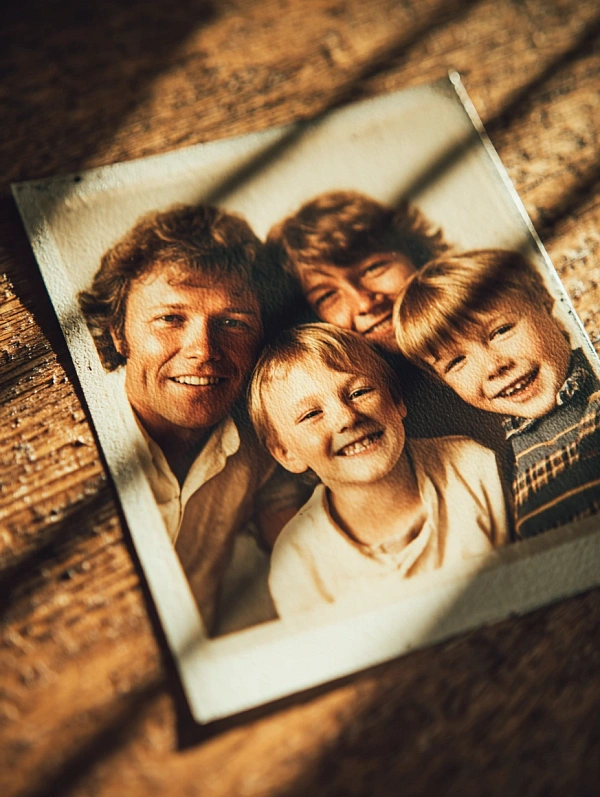 Семейное фото с теплыми воспоминаниями