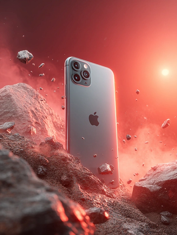 Современный iPhone в космической среде