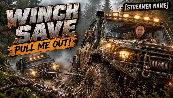 Обложка стрима Winch Save MudRunner