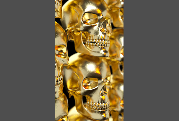  TikTok skulls video background