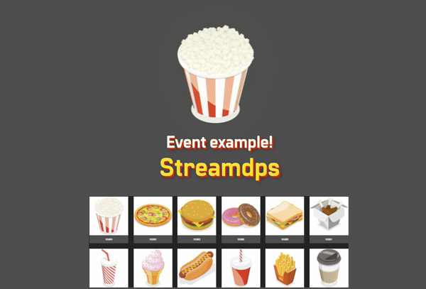 Food set - Glitch A effect