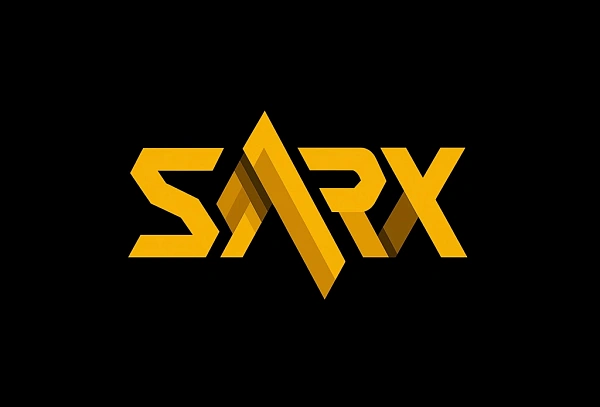 Логотип SARX в желтом цвете