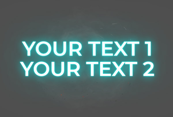  TEXT: 2 Lines text