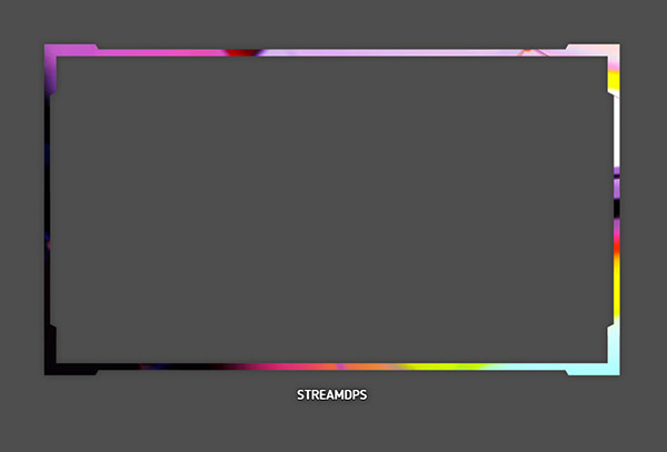 Рамка для вебки S36 neon overlay