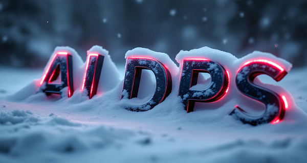 Mysterious glowing text in snow