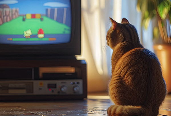Ретро-игры и коты
