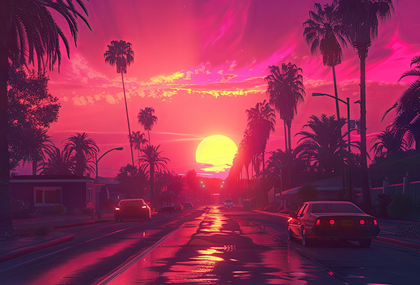 Закаты в стиле GTA