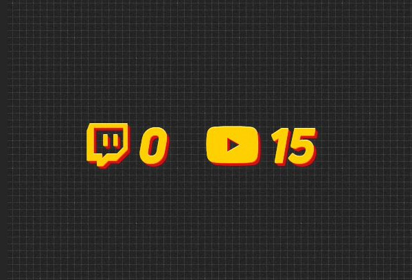 Twitch + YouTube счетчики зрителей
