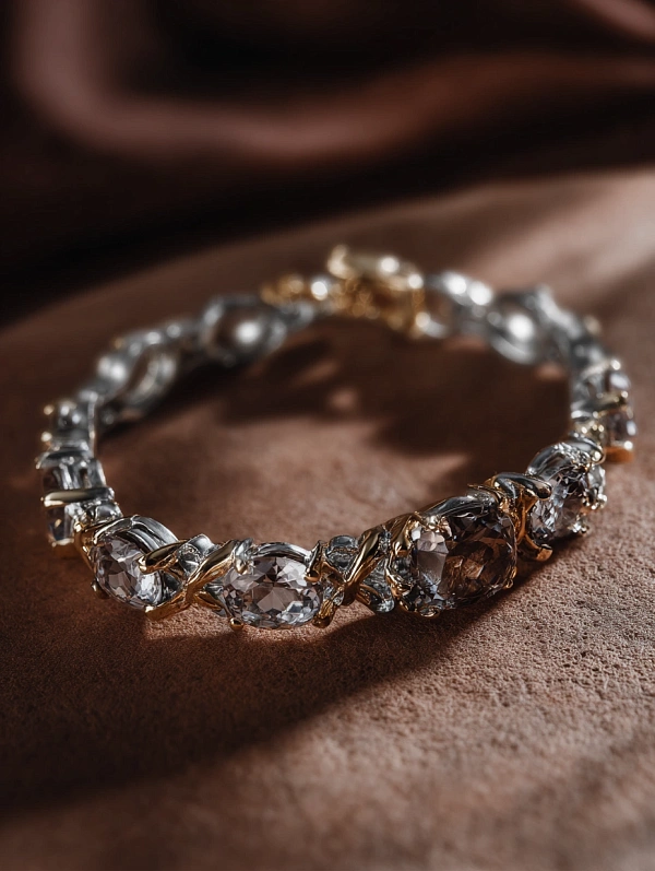 Элегантный браслет с камнями