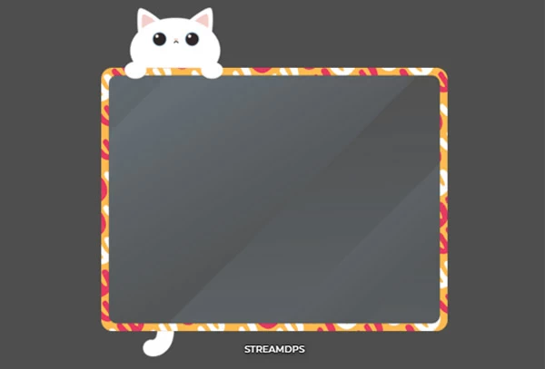 Cute Cat рамка 4:3