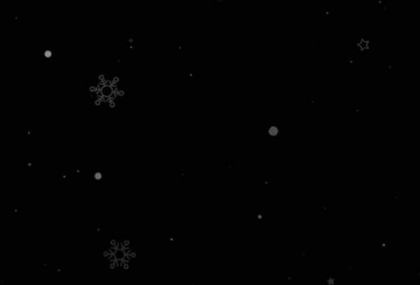  Falling snow stream overlay 2