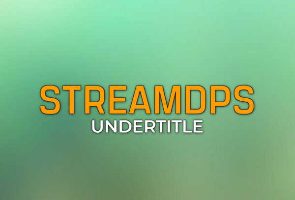 Stream scene abstract green background