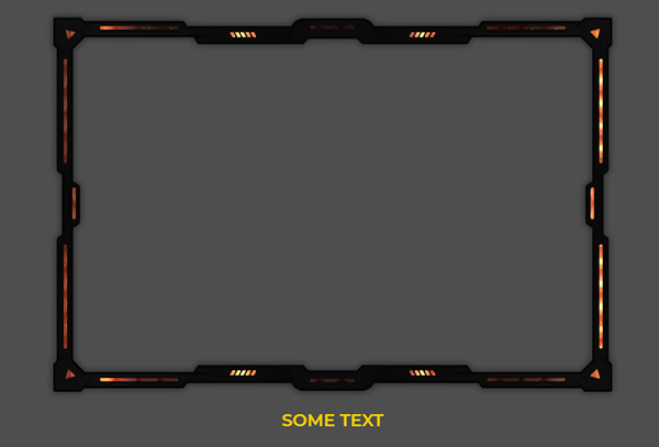 Green frame Webcam Overlay