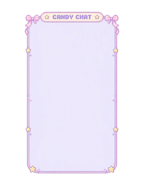 Вертикальная рамка Candy Chat