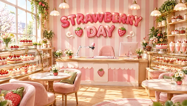 Страудавая витрина Strawberry Day