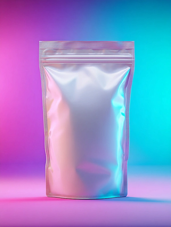 Пакет для упаковки с бликающим светом