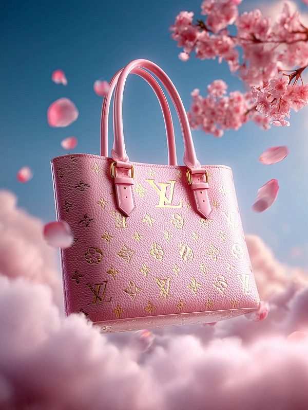 Роскошная розовая сумка Louis Vuitton