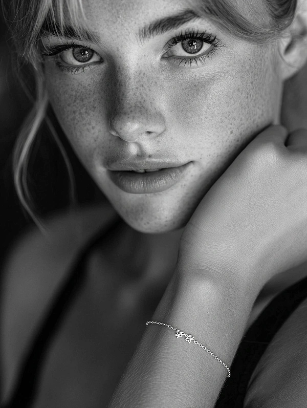 Элегантный браслет на запястье женщины